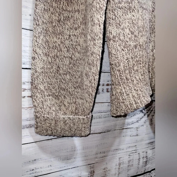 Kline's Traditional Mens Shop‎ Sweater Oat Brown Wool Cozy Warm Winter Granola - Picture 3 of 6